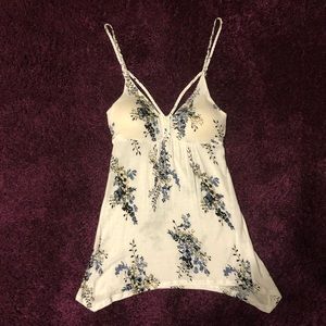 American Rag white floral tank top